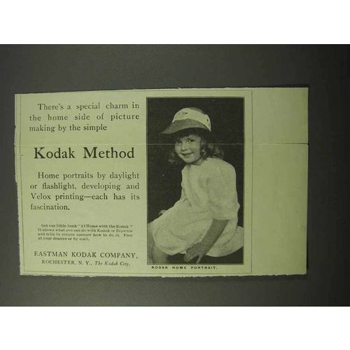 1913 Kodak Photography Ad - Special Charm in Home