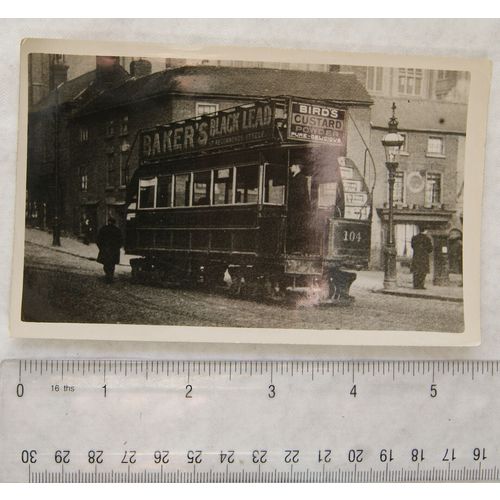 Photo Birmingham Tram no.104 in 1906