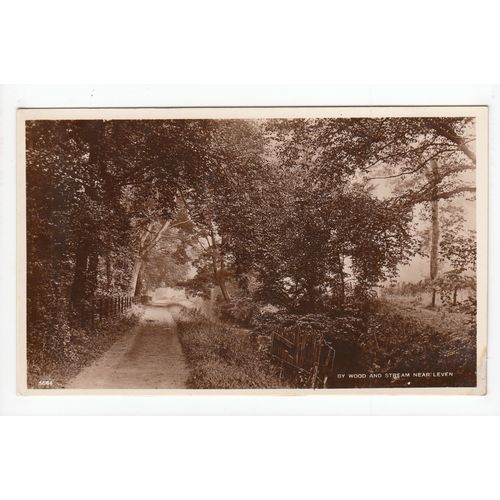 By Wood and Stream near Leven Postcard RP Fife J B White 5664