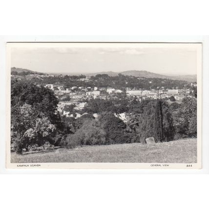 General View of Kampala Uganda Postcard RP East Africa