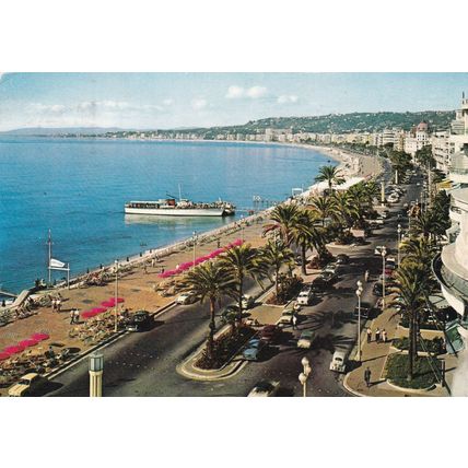 Nice La Promenade des Anglais France Postcard posted 1967 VGC