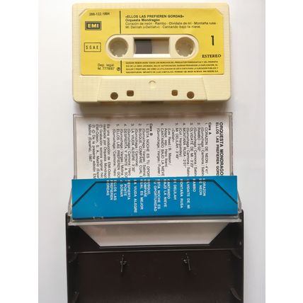 ORQUSETA MONDRAGON - ELLOS LAS PREFIEREN GORDAS (AUDIO CASSETTE, SPAIN, 1987)