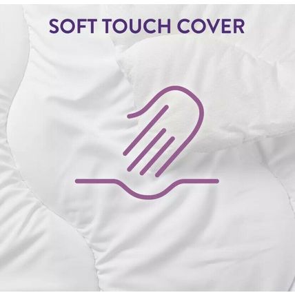 Slumberdown Anti Slip Comfort Reviwer Mattress Topper Super King Soft Support