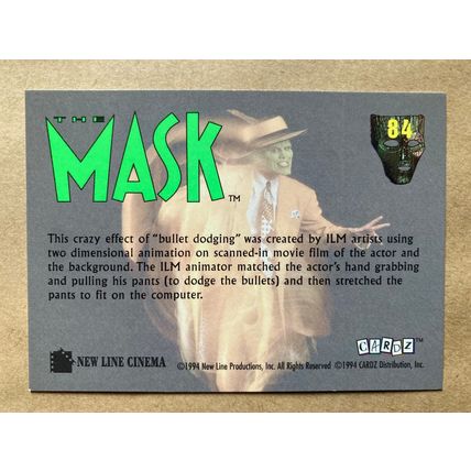The Mask Base trading Card # 84 (A) 1994 Cardz Dark Horse
