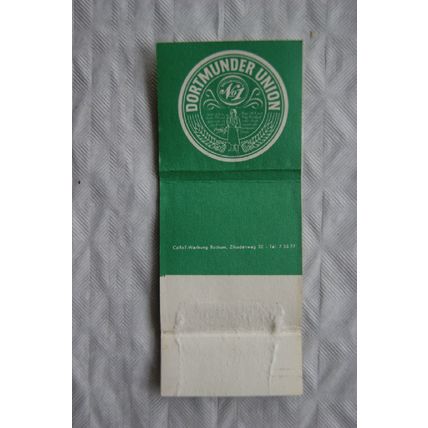 Matchbook cover Hotel Romischer Kaiser, Dortmund ref.1