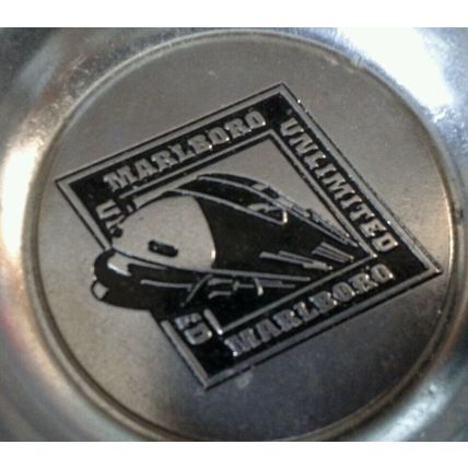 VINTAGE MARLBORO UNLIMITED RAILROAD BULLET TRAIN ADVERTISEMENT ASHTRAY
