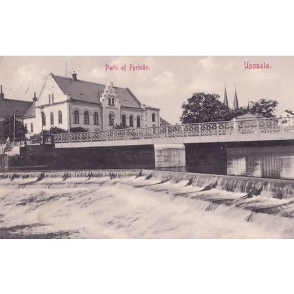 Uppsala Parti Sweden Antique Postcard