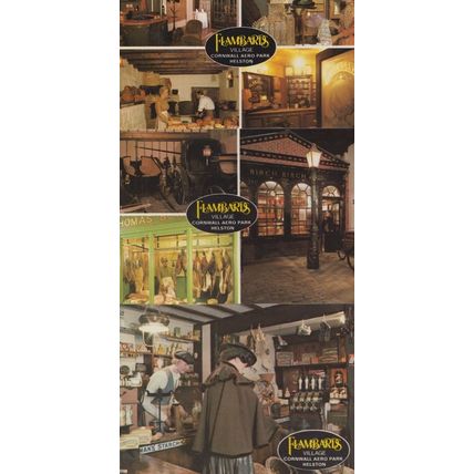 Flambards Cornwall Helston Butchers Grocers Hotel Kitchen 3x Postcard s