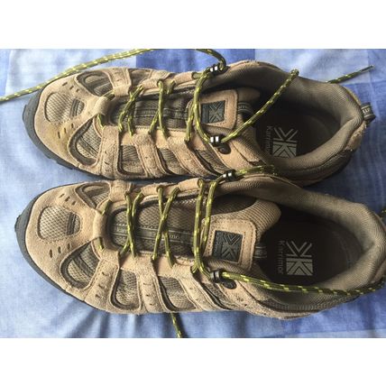 Mens Karrimor SUMMIT 90 BREATHABLE BEIGE/KHAKI RUNNING/HIKING Shoes UK Size 8 42