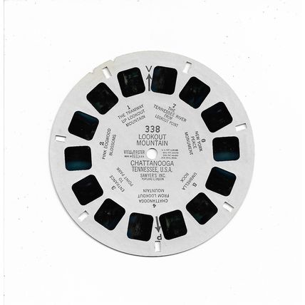 Sawyers View-Master Reel 338 - Lookout Mountain, Chattanooga, Tennessee, USA