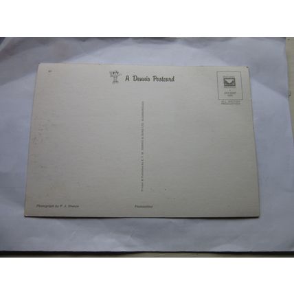 THE GREEN & CHURCH, CAVENDISH, Suffolk unused postcard by E T W Dennis #