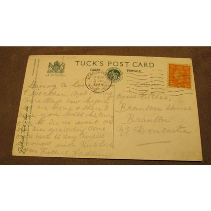 1949 fr Raphael Tuck Postcard - The Harbour, Scarborough - Yorkshire
