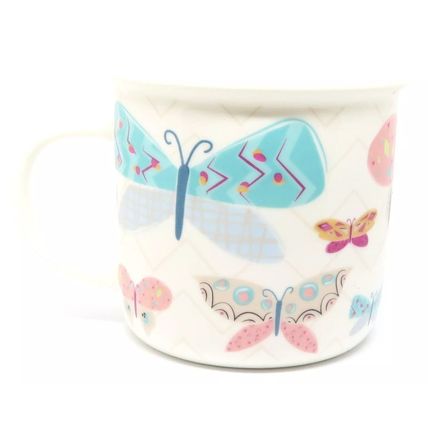 Butterfly Mug Fine Bone China 8.5 CM Ceramic Tableware Gift