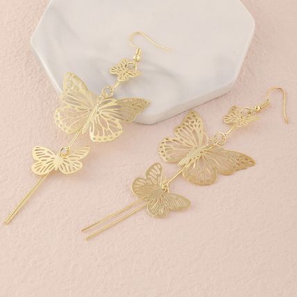 Long Dangle Drop Butterfly Earrings Womens Ear Hook Jewelry Classic