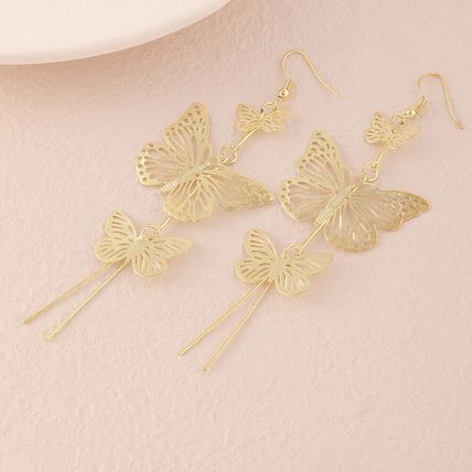 Long Dangle Drop Butterfly Earrings Womens Ear Hook Jewelry Classic