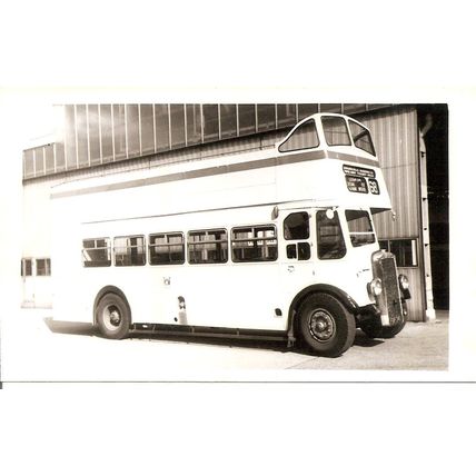 Black & White Photo of Southend Corporation Transport - FOP 340 ex. Birmingham