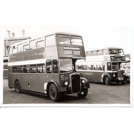 Black & White Photograph of Thames Valley Traction Co. Ltd. - CRX 549