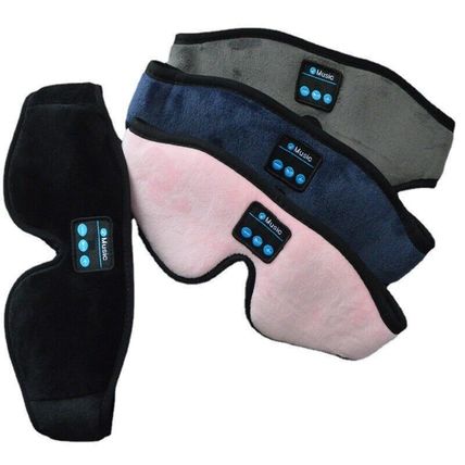 Wireless Eye Mask Sleeping Mask with 5.0 Bluetooth Headphones Music Earphones