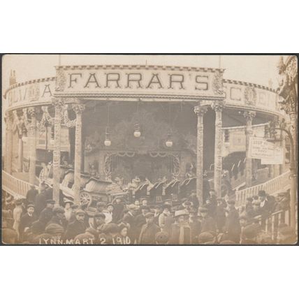 Lynn Mart, King's Lynn, Norfolk, 1910 - RP Postcard
