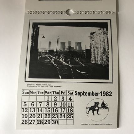 BLACK COUNTRY SOCIETY 1982 Calendar GC Okker Hill Power Station Cobbs Engine VG