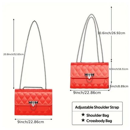 Crossbody Bags for Women, Elegant Quilted Handbags, Small Shoulder Purses