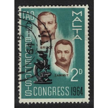 Malta Bruce Zammit and Microscope 1964 Canc SG#316 Sc#298