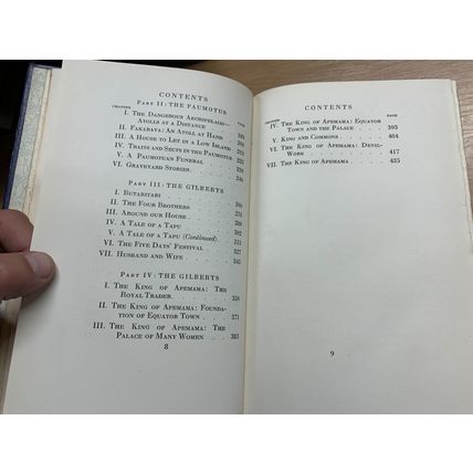 RARE* 1922 ROBERT LOUIS STEVENSON "IN THE SOUTH SEAS etc" VOL 16 BOOK (P7)