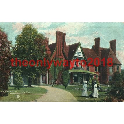Wardown, Luton, Beds, Postcard, 1910