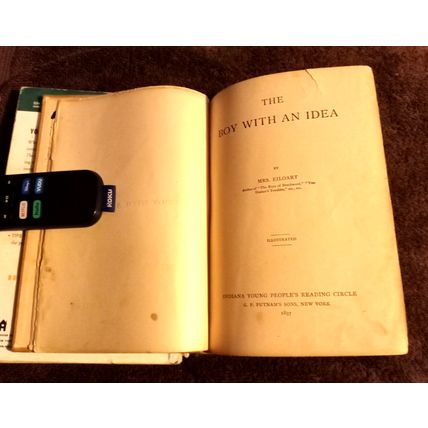 Old Vintage Book The Boy With A Idea By Elizabeth Eiloart 1897 Good Condition