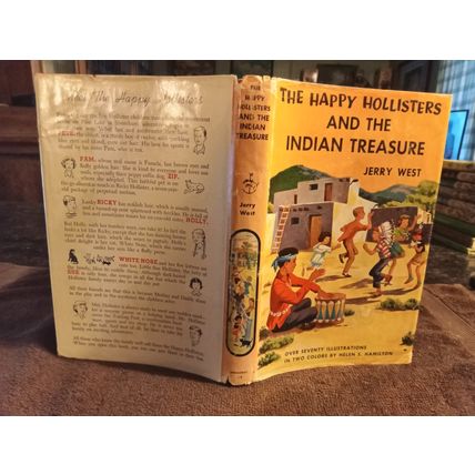 The Happy Hollister's And The Indian Treasure By Jerry West W/Dustjacket 1953
