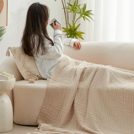 Love'S Cabin 6 Layer 100% Cotton Muslin Blanket, 108"X90" Muslin King Size Blank