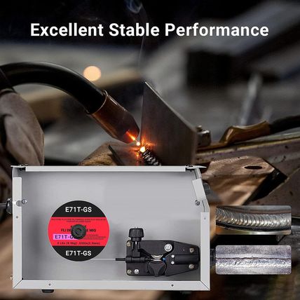 Gasless Flux Core Mig Wire, Mild Steel E71TGS .035-Diameter, 2-Pound Spool (0.03