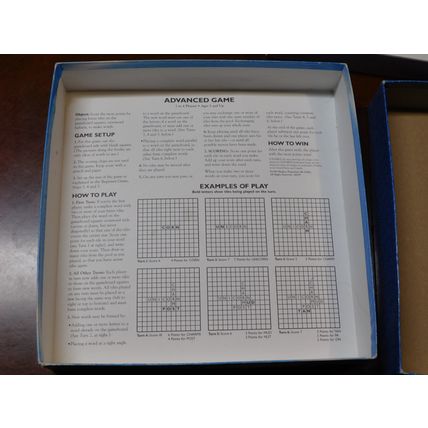 Scrabble Junior (1999 edition) replacement pieces parts - original box
