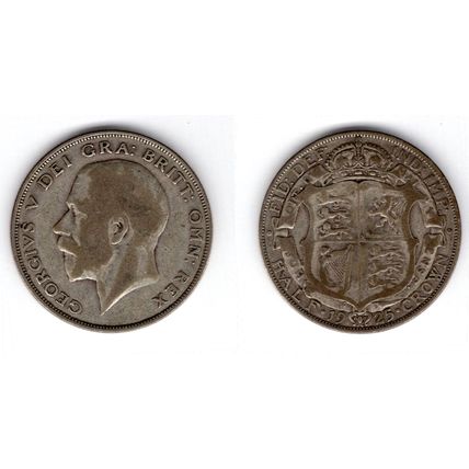 Great Britain. George V. Halfcrown 1925. dy11191