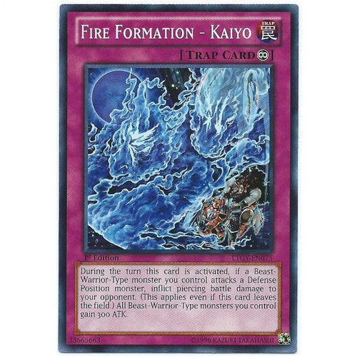 YuGiOh Lord of the Tachyon Galaxy - LTGY-EN075 - Fire Formation - Kaiyo