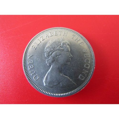 1974 QUEEN ELIZABETH II FALKLAND ISLANDS TEN PENCE. M