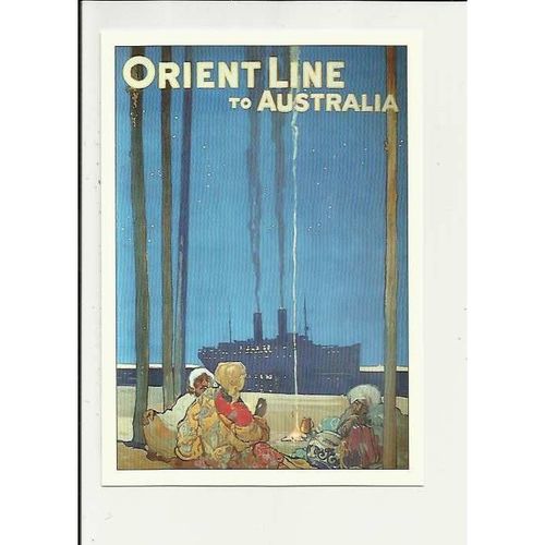 A Robert Opie Postcard ROSV 2 ORIENT LINE To Australia