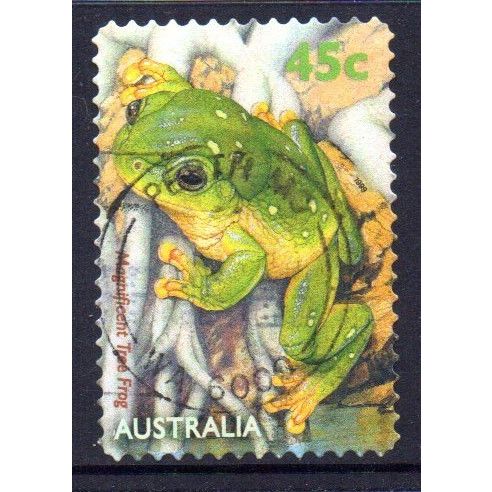 Australia 1999 Small Pond - Magnificent Tree Frog 45c s/a Used