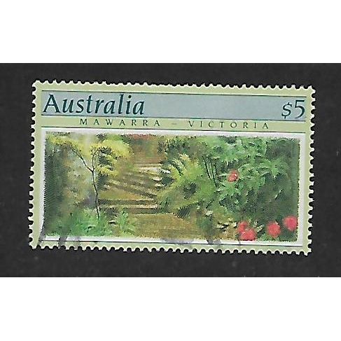 AUSTRALIA 1989 BOTANIC GARDENS $5 MAWARRA VICTORIA SG 1200 FINE USED