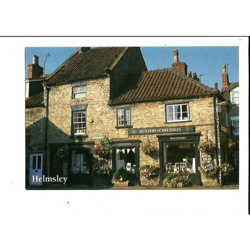 Yorkshire HELMSLEY Shopfront Postcard by Hunters