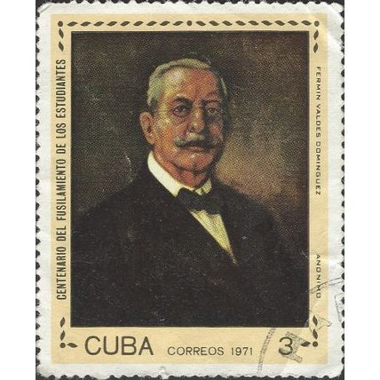 CUBA, FINE ART, Fermin Valdes Dominguez, anon., yellow 1971, 3c