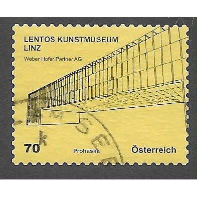 AUT 2012 70c (S/A) 'MODERN ARCHITECTURE- LINZ' FINE USED (EBID73-412)