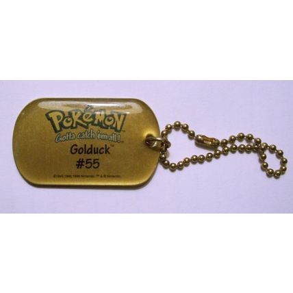 Pokemon Golduck #55 Sears Limited Edition Dog Tag Like New Condition