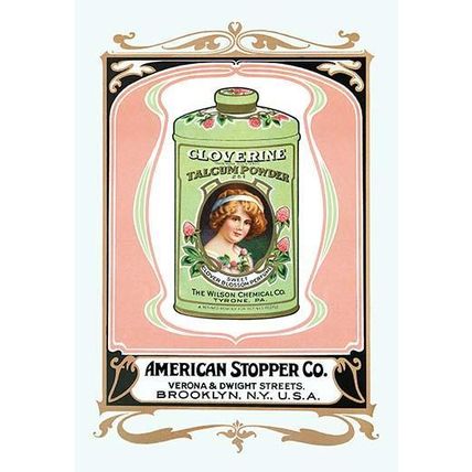 Cloverine Talcum Powder 20 x 30 Poster
