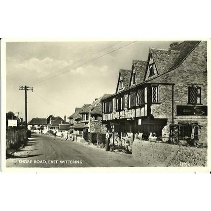 Sussex EAST WITTERING Shore Road Postcard (Salmon 21852)