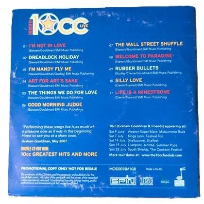 The Best Of 10cc CD Promo The Mail On Sunday 11 Track Promo