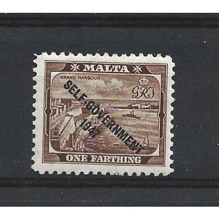 Malta.SG234 1/4d Grand Harbour,Valletta.Mounted Mint.Apr25f