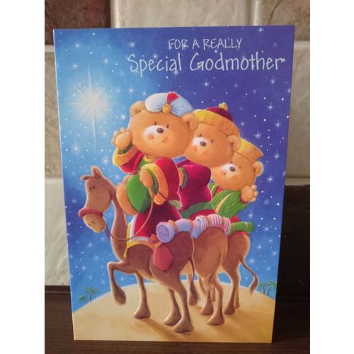 Godmother Christmas Cards - Really Special Godmother - 04 L@@K CLEARANCE SALE