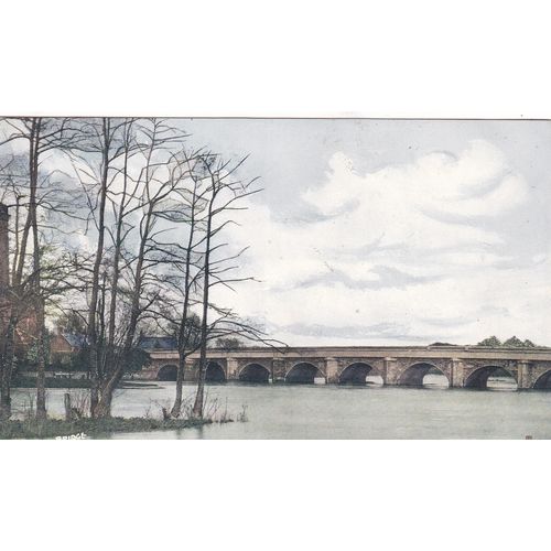 Longham Bridge near Wimborne Dorset Postcard (Dor75661)