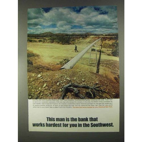 1967 Chemical New York Bank Ad - In The Southwest